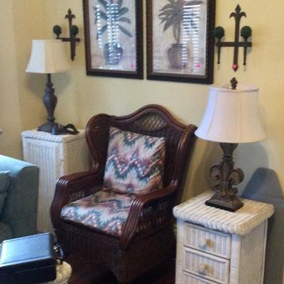 Wicker furniture