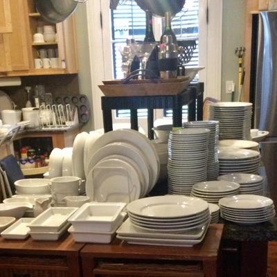 White dinnerware