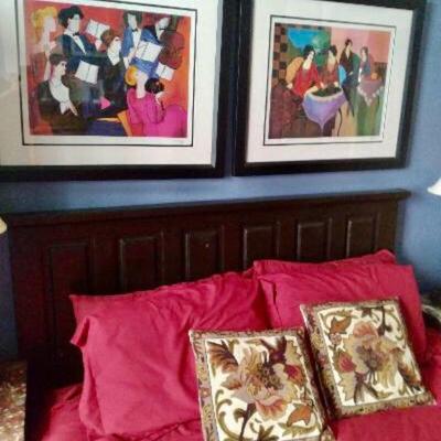 Colorful framed prints 