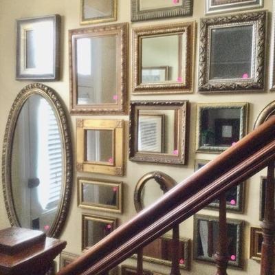 Large selection of mirrors