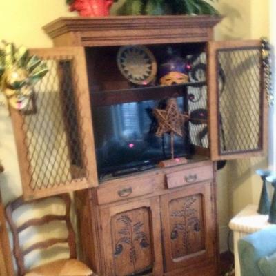 Oak cabinet