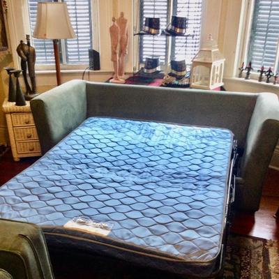 Sealy sleeper sofa open