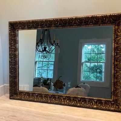 gilded wood mirror $169
30 X 42