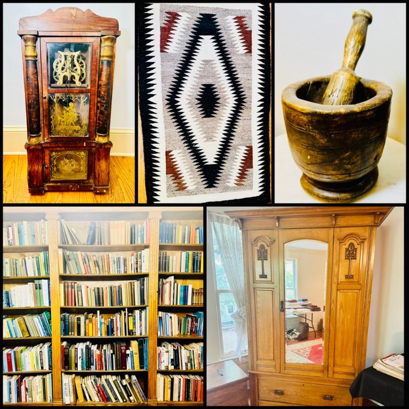 Incredible Downtown McKinney Estate Sale! Book Collection, Persian & Navajo Rugs, Fine Antiques