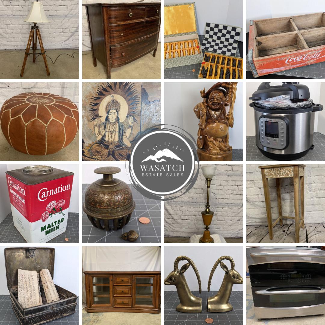 Wasatch Estate Sales’ ONLINE *SLC* Auction Ends Wednesday (9/13) at 6pm