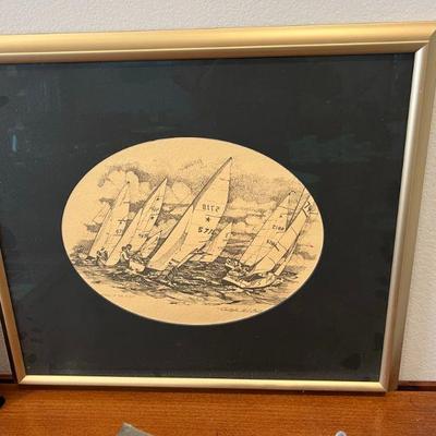 Lot 62 - sailboat picture