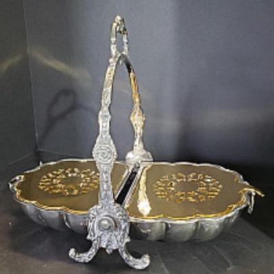 silver plated tray