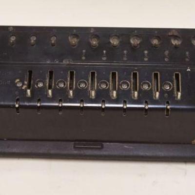 1108	LUDWIG SPITZ CO CALCULATOR ADDING MACHINE, APPROXIMATELY 7 IN X 22 IN X 7 IN
