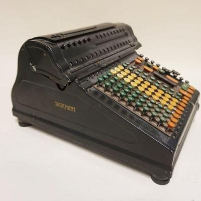 1104	MARCHANT ADDING MACHINE/CALCULATOR, APPROXIMATELY 15 IN X 15 IN X 9 IN HIGH
