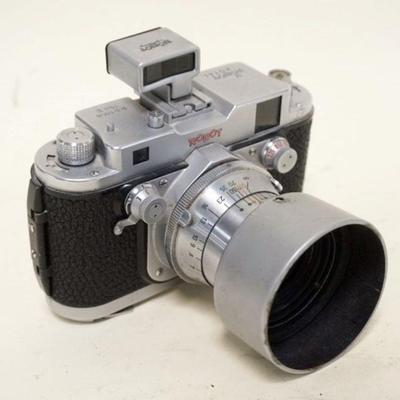 1021	ROBOT ROYAL CAMERA, 35MM WITH SPIN DRIVE REWIND KNOB TOP MISSING, LENS SHROUD LOOSE
