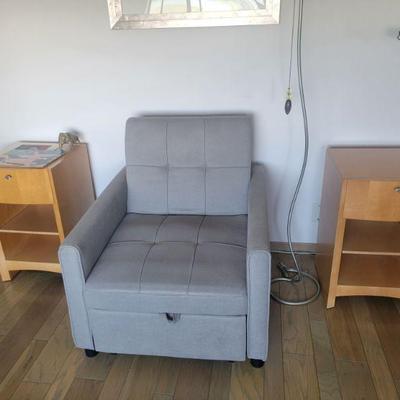 Chairs turns into sleeper