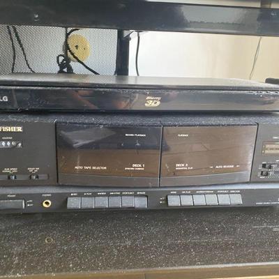 FISHER double cassette deck