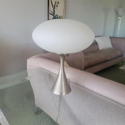 Mid century mushroom table lamp Danish modern style