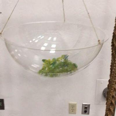hanging vintage terrarium 70s