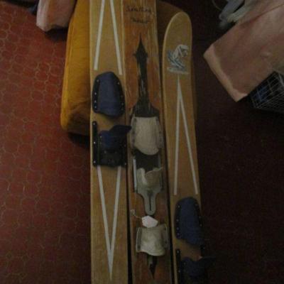 vintage water skis-- very early