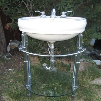 brand new in box vanity stand- no sink. 