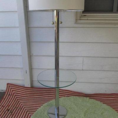 george kovacs chrome with chrome ball floor lamp 70's no shade
