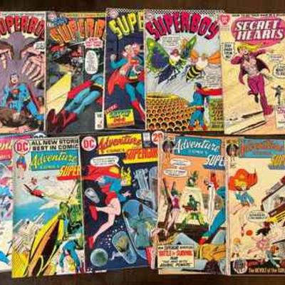 PCT112- Assorted Dc Super Boy & Super Girl Comics