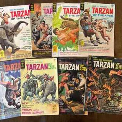 PCT106- (8) Gold Key Tarzan Of The Apes Comics