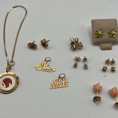 PCT212-14k Gold Jewelry Lot