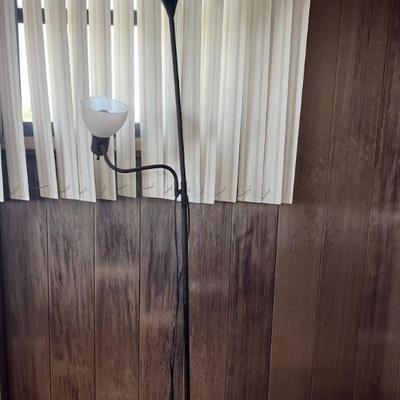PCT075- Combo Floor Lamp With Adjustable Reading Lamp