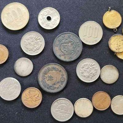 PCT011 - Assorted World Coins (~20)