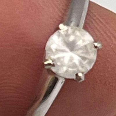 PCT100- 14K White Gold Diamond Engagement Band