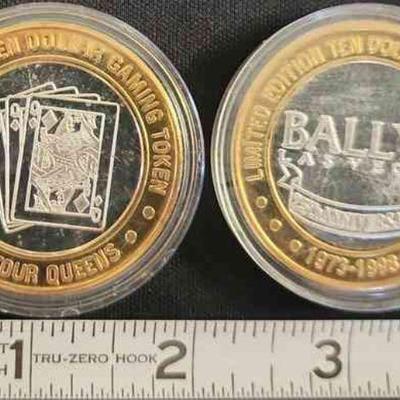 PCT206 - Limited Edition Silver Strike Tokens (2) .999 Fine Silver Each $10 FV