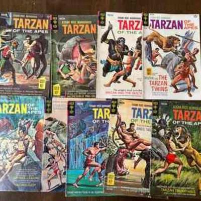 PCT103- (8) Gold Key Tarzan Of The Apes Comics