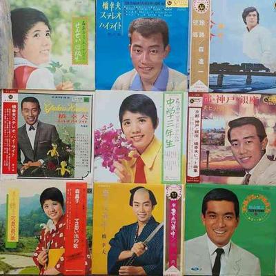 PCT196 - Vintage Japanese Vinyl 33 RPM LPs (9)