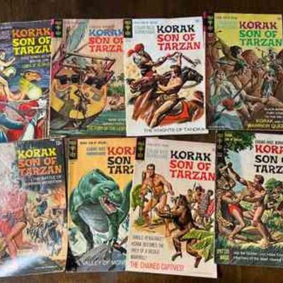PCT107- (8) Gold Key Korak Son Of Tarzan Comics