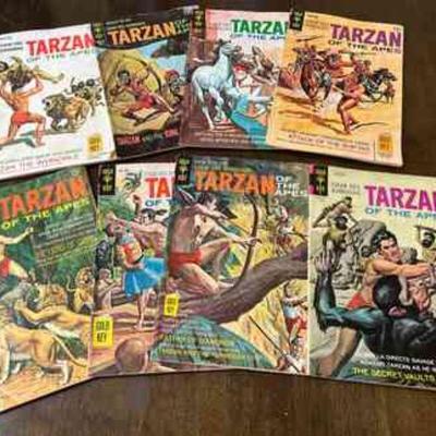 PCT104- (8) Gold Key Tarzan Of The Apes Comics