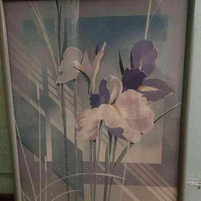 PCT040 - 'Irises' Framed Print