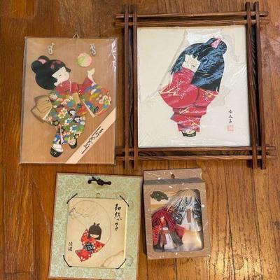 PCT069- Vintage Textile Art and More - Japanese Little Girl w/Kimono