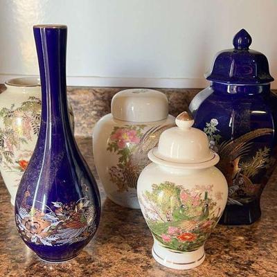 PCT028- Assorted Asian Porcelain Vases