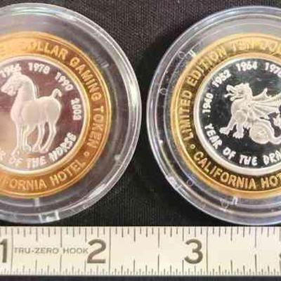 PCT211 - Limited Edition Silver Strike Tokens (2) .999 Fine Silver Each $10 FV