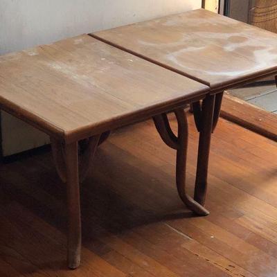 PCT003 - PAIR OF WOODEN TABLES