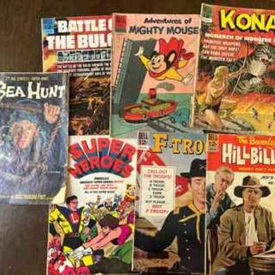 PCT259- Assorted Vintage Dell Comic Books