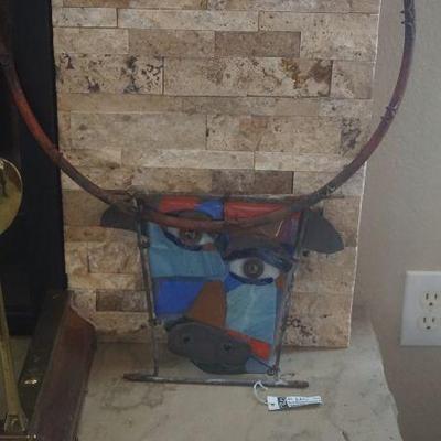  Mitch Berg Original. Burg makes art out of found objects, glass and lots of imagination!