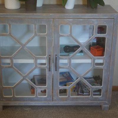 Two Glass Door Cabinet 