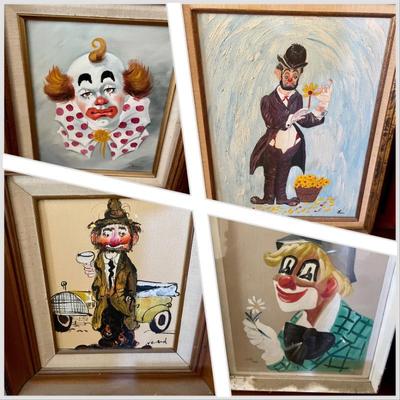 Clown painting collection 