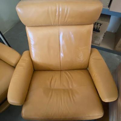 Stressless Ekornes Midcentury Recliner Chairs