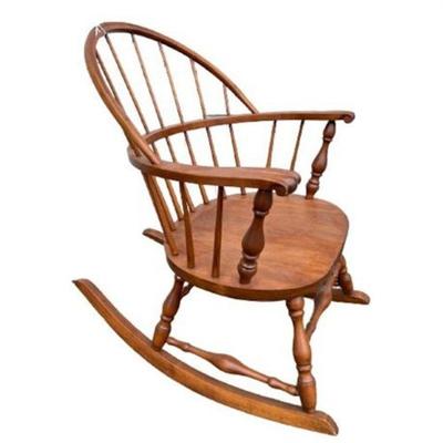 Lot 004 
Windsor Style Maple Rocking Chair