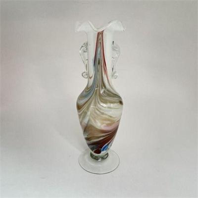 Lot 023   6 Bid(s)
Art Glass Murano Ewer Style Vase