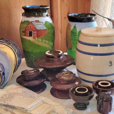 Pottery and insulators