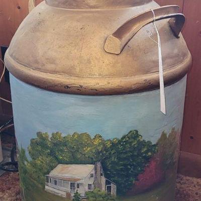 Metal Milk Can