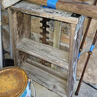 Wooden step ladder
Great for display