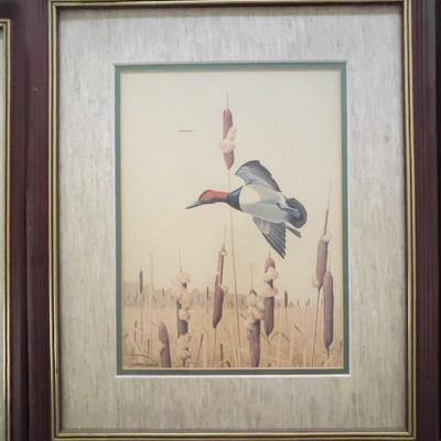 Vintage Art Print Ducks