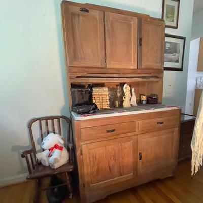 Vintage Hoosier Cabinet 
