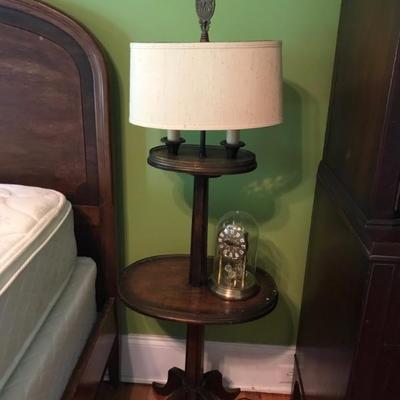 lamp table with ormolu trim $149
52